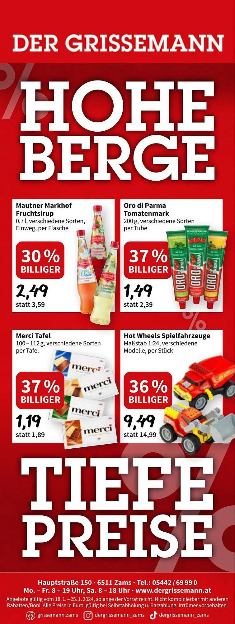 Der Grissemann Flugblatt von 18. Jänner bis 25. Jänner 2024 - Flugblätt seite  