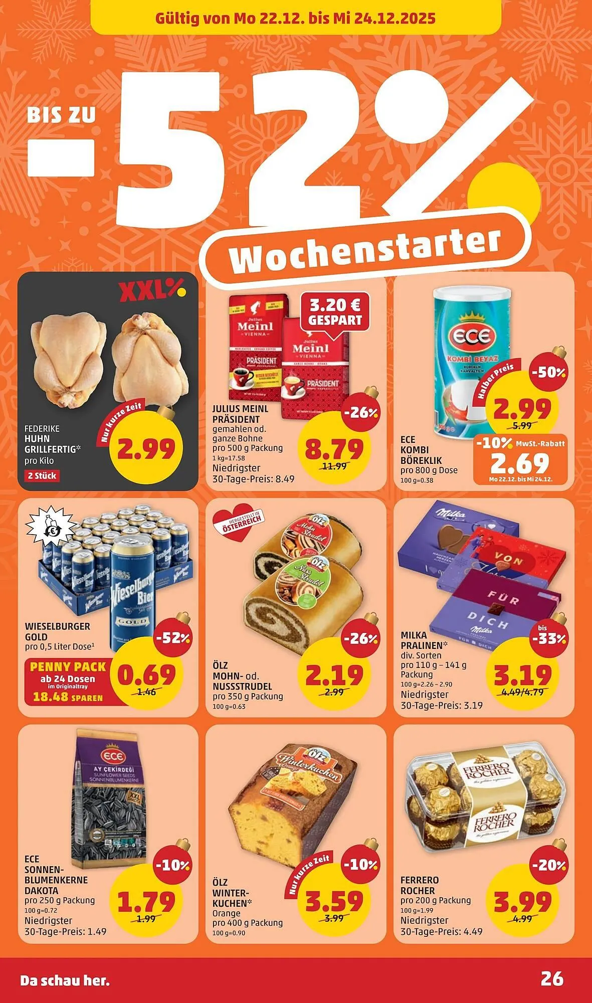 PENNY Flugblatt von 18. Dezember bis 24. Dezember 2025 - Flugblätt seite  26