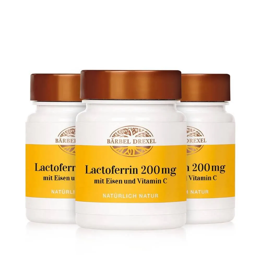 Lactoferrin 200 mg mit Eisen und Vitamin C Presslinge