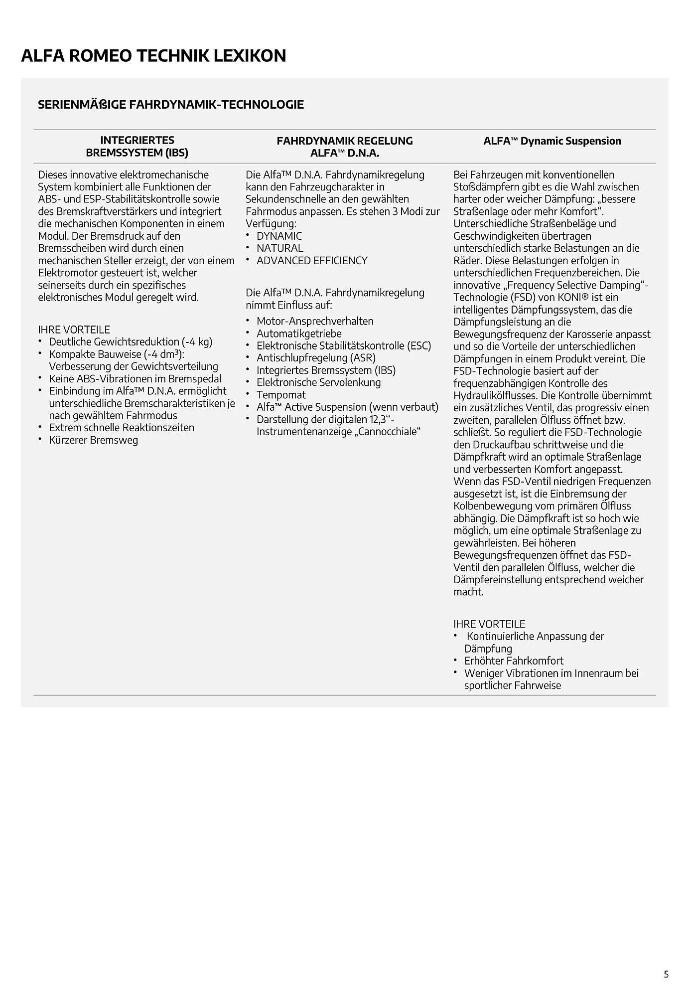 Alfa Romeo Tonale Flugblatt von 2. August bis 2. August 2024 - Flugblätt seite  5