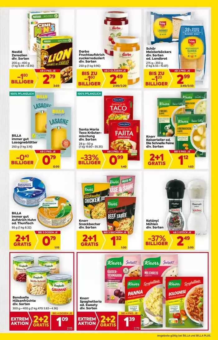 Vorschau BILLA Wien KW02 2025 von 8. Jänner bis 15. Jänner 2025 - Flugblätt seite  15