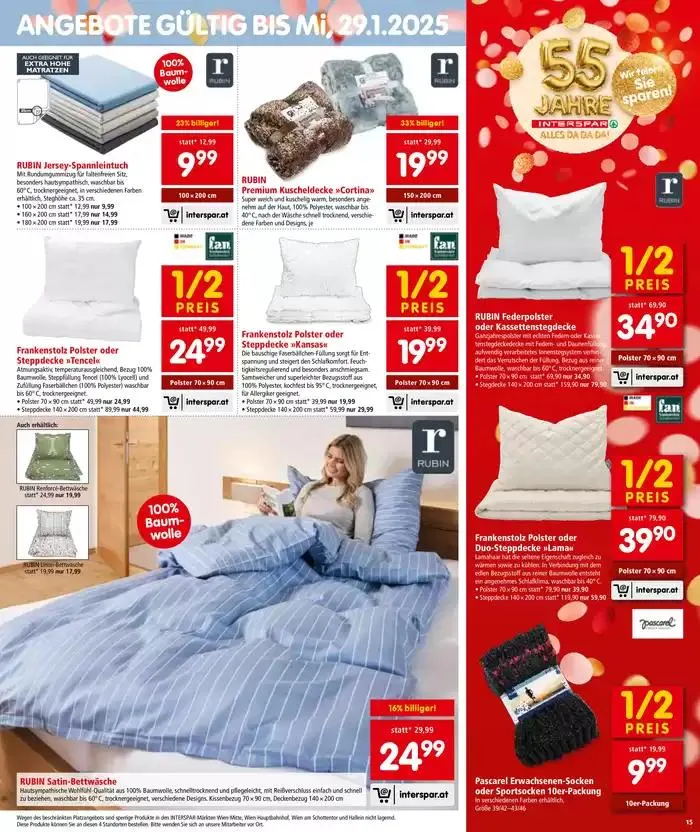 Tolle Rabatte auf ausgewählte Produkte von 8. Jänner bis 15. Jänner 2025 - Flugblätt seite  15