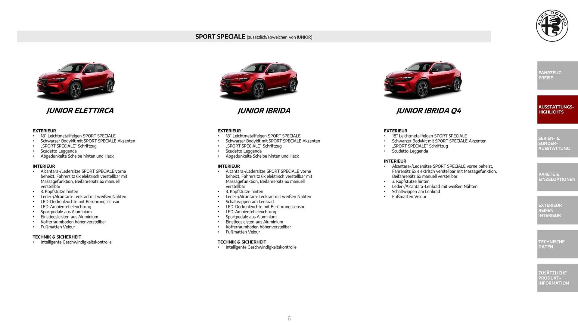 Alfa Romeo Flugblatt von 1. Dezember bis 31. Dezember 2025 - Flugblätt seite  6