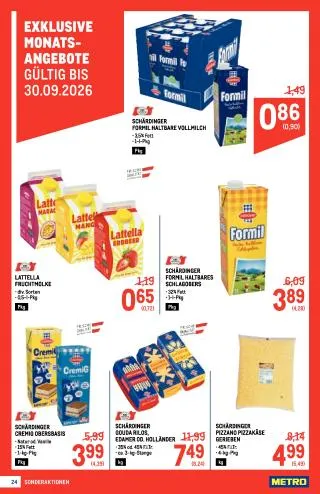METRO Flugblatt Food - Metro Profi von 3. September bis 16. September 2026 - Flugblätt seite  24