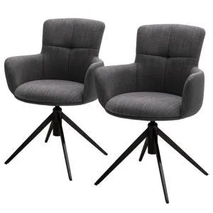 Armlehnenstuhl Cervina 2er-Set