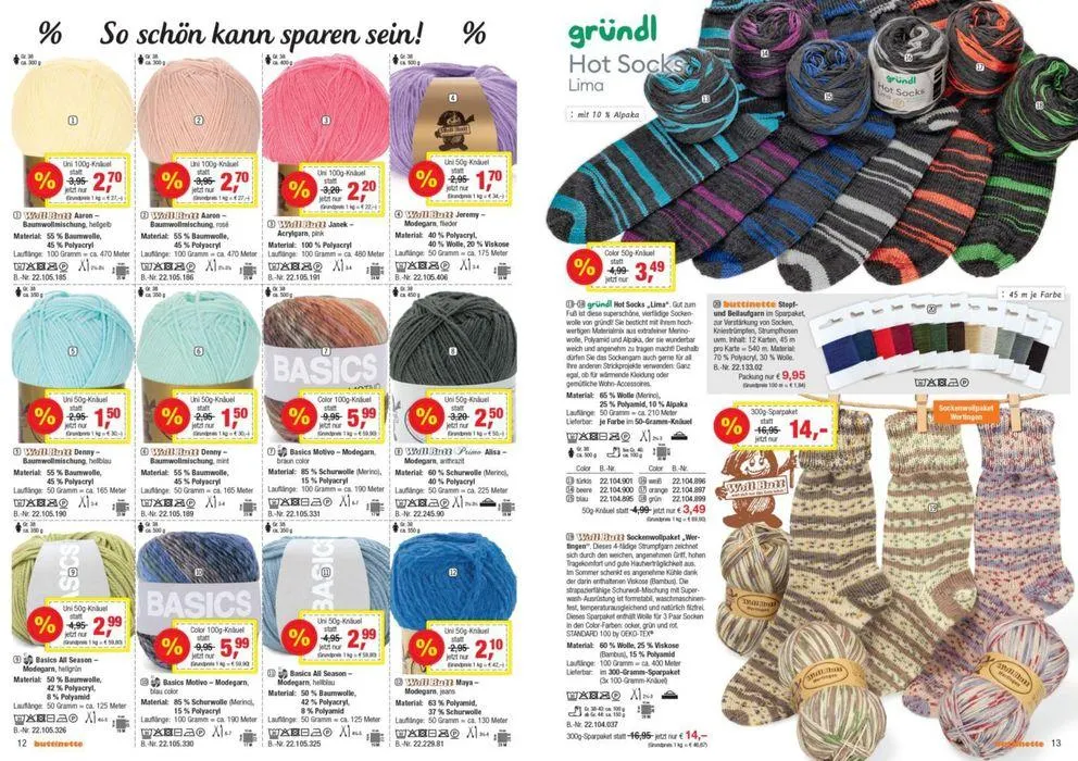 Buttinette katalog von 12. Juli bis 26. Juli 2024 - Flugblätt seite  6