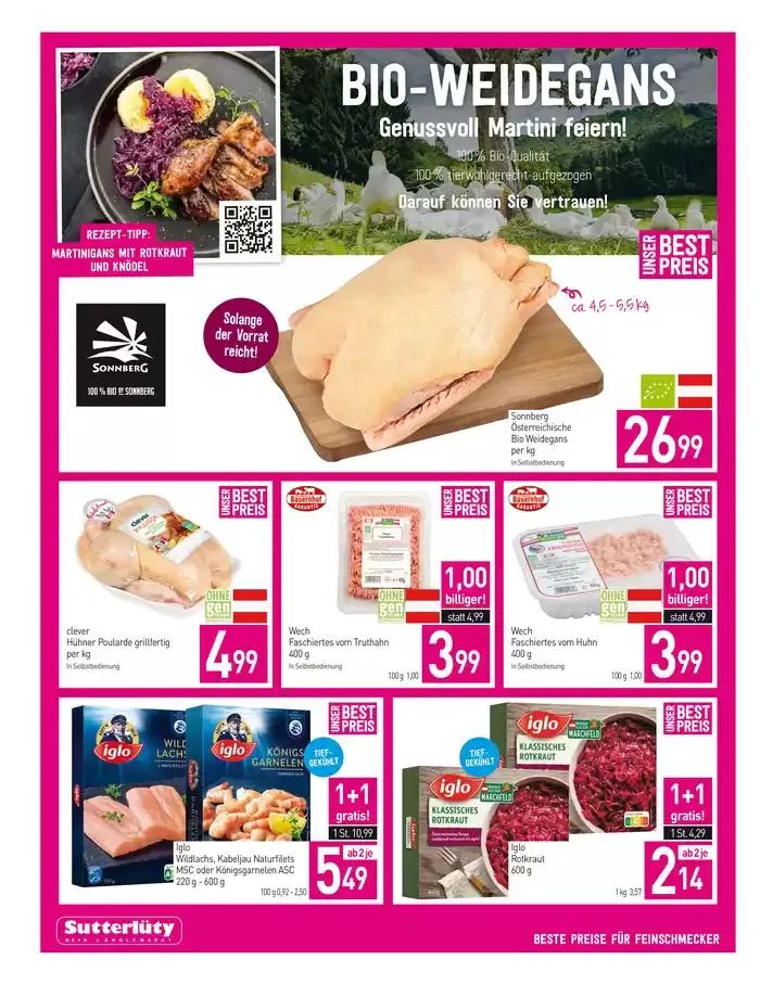 Sutterlüty flugblatt von 7. November bis 13. November 2024 - Flugblätt seite  2