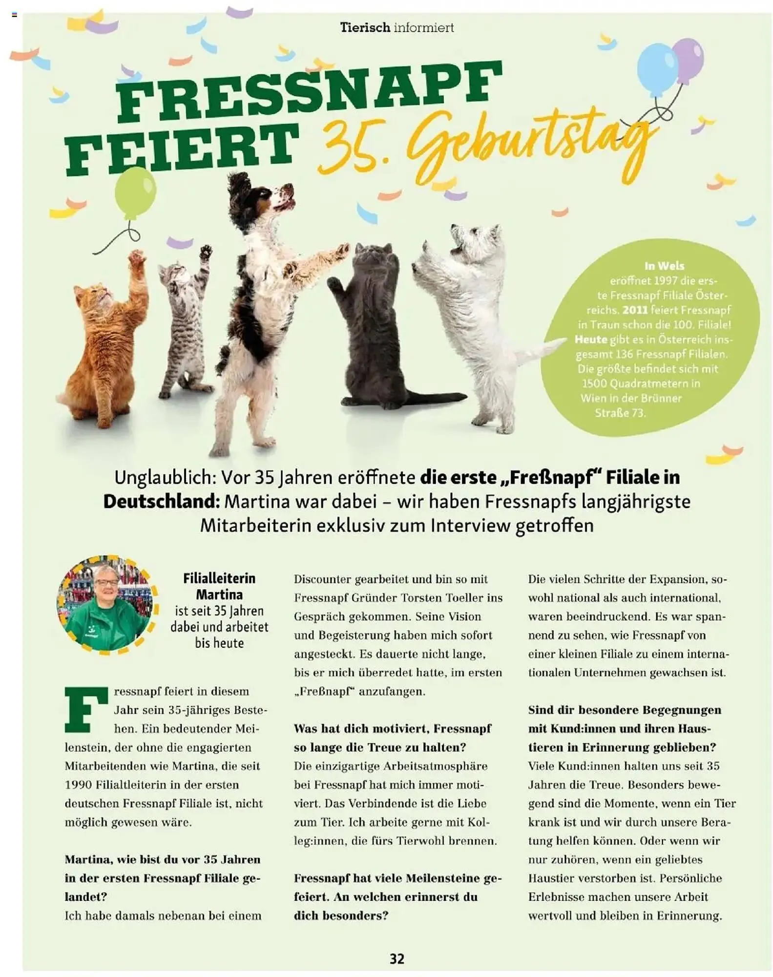 Fressnapf Flugblatt von 1. September bis 31. Oktober 2025 - Flugblätt seite  32