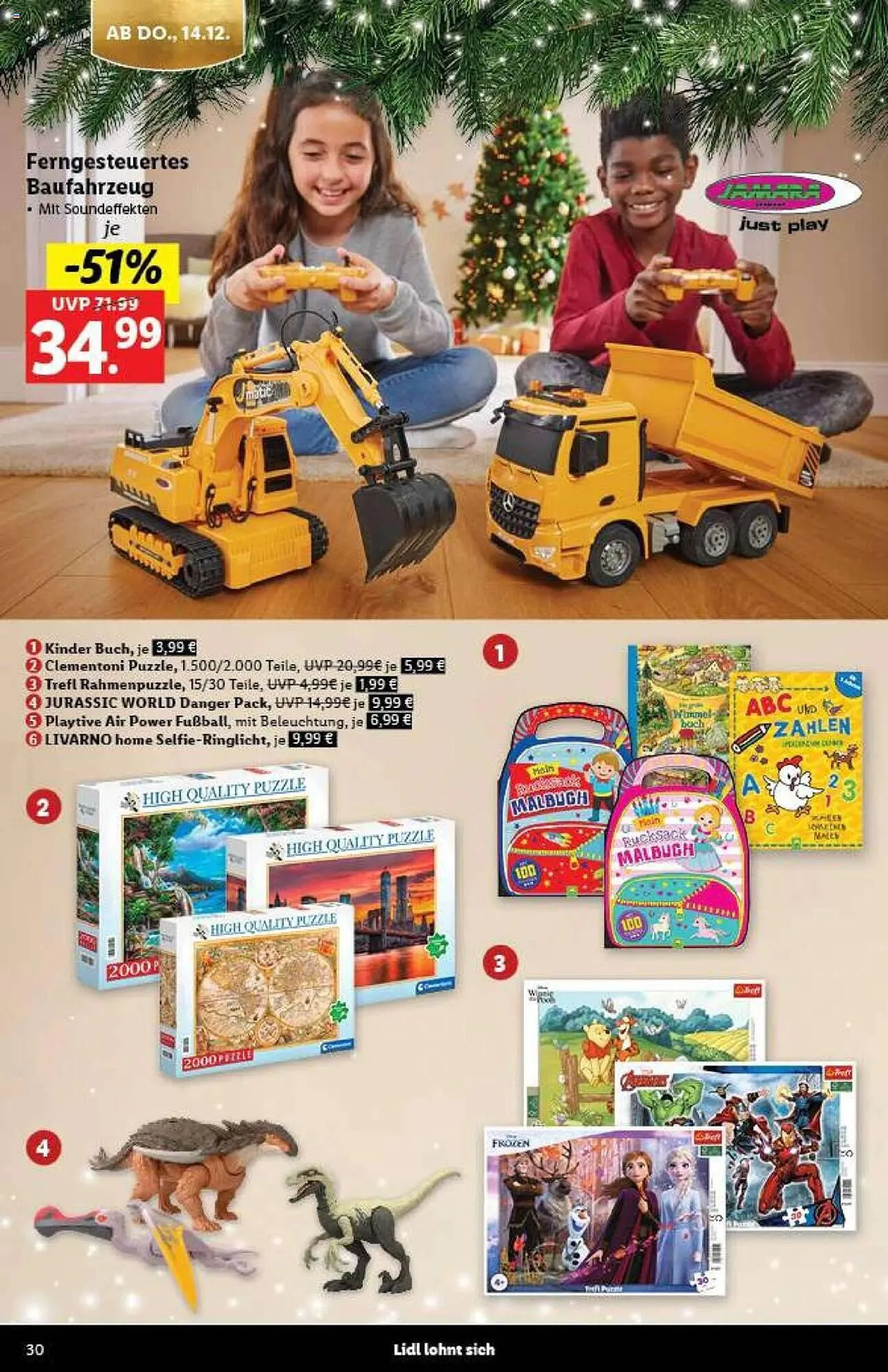 Lidl Flugblatt von 30. Oktober bis 14. Dezember 2023 - Flugblätt seite  30