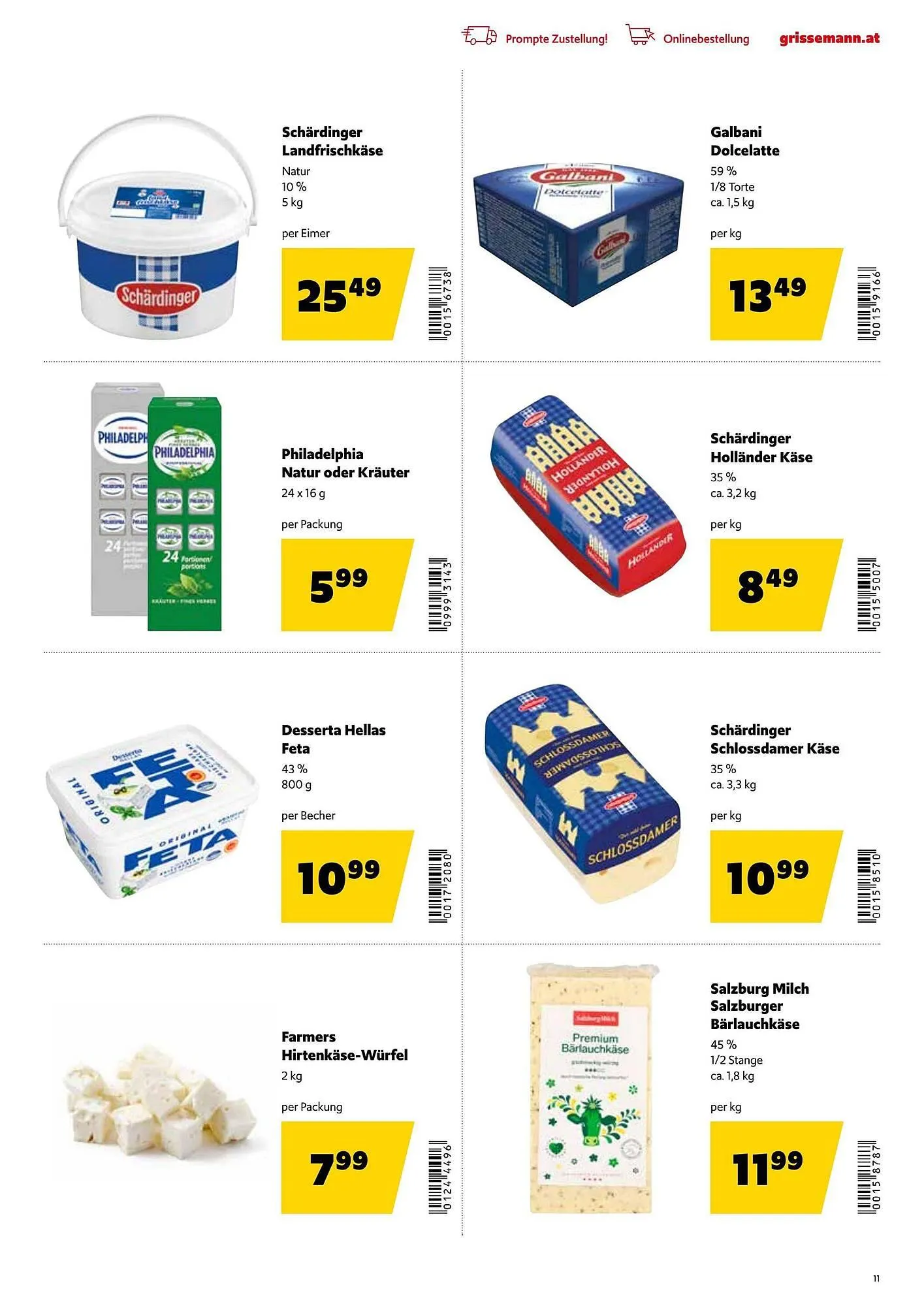 Eurogast Grissemann Flugblatt von 6. April bis 18. April 2026 - Flugblätt seite  11
