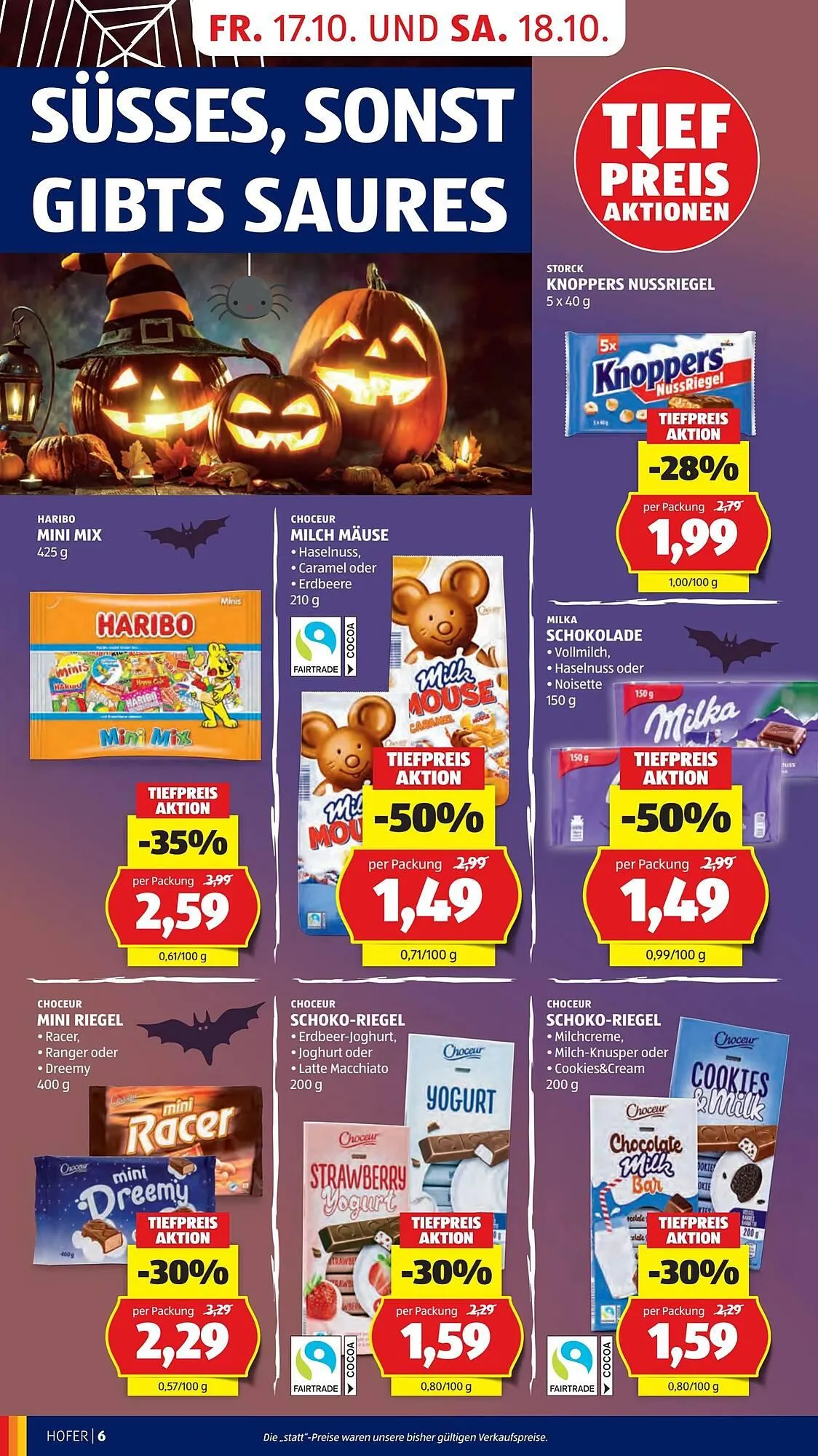 Hofer Flugblatt von 17. Oktober bis 23. Oktober 2025 - Flugblätt seite  8