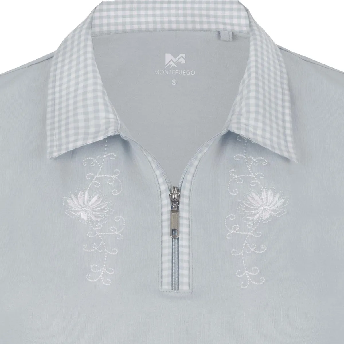 Damen Polo “Isabella”, Hellgrau