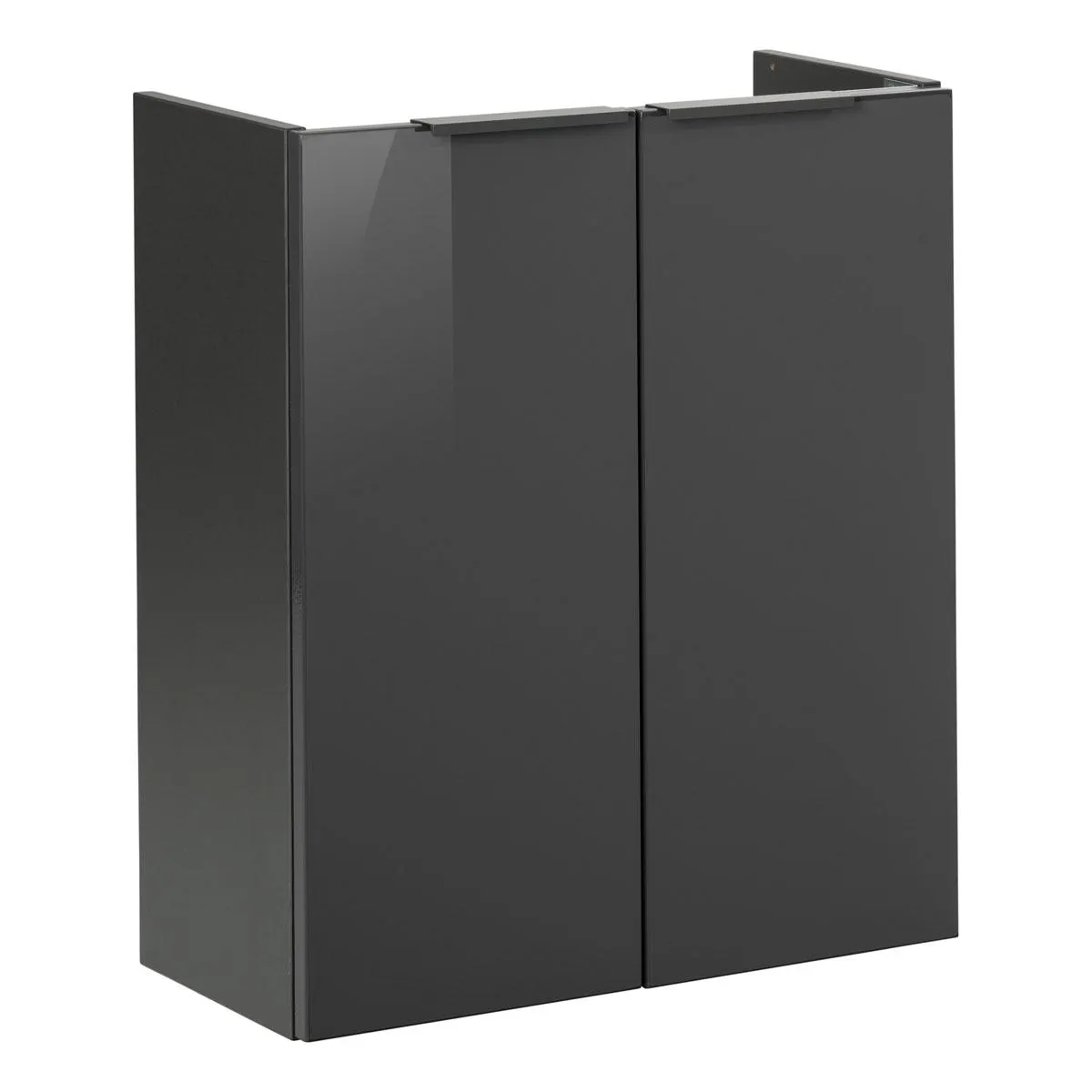 Fackelmann Gäste-WC Waschtischunterschrank SBC 520 x 600 x 243 mm anthrazit