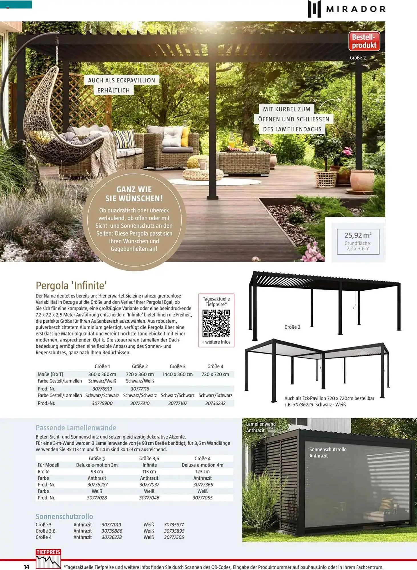 Bauhaus Flugblatt von 4. März bis 31. Dezember 2025 - Flugblätt seite 14