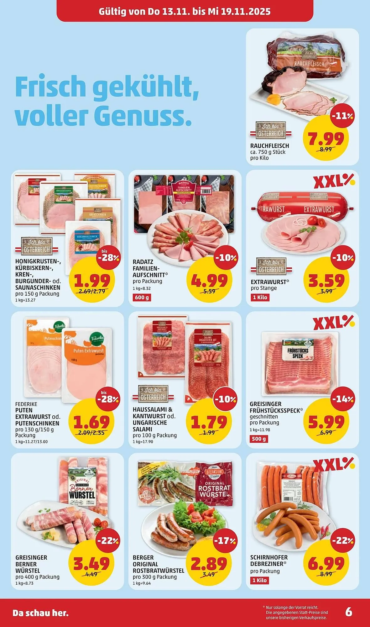 PENNY Flugblatt von 13. November bis 19. November 2025 - Flugblätt seite  6