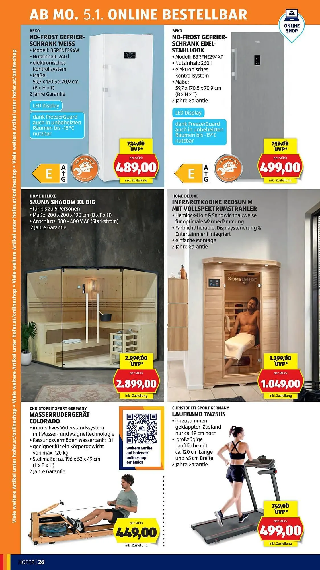 Hofer Flugblatt von 2. Jänner bis 9. Jänner 2026 - Flugblätt seite 30