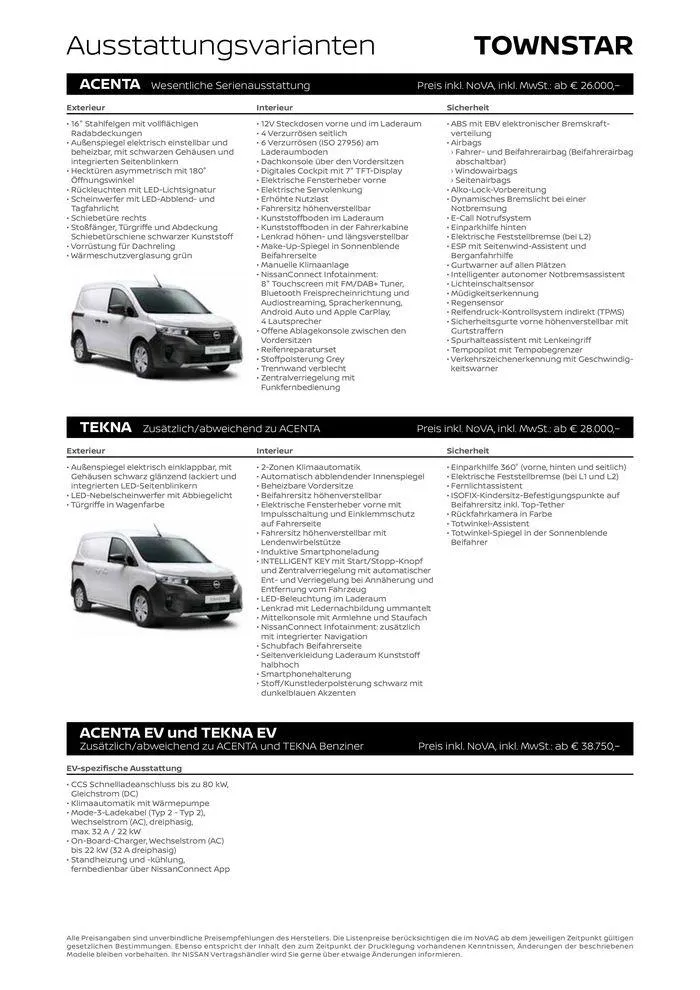 Townstar Kastenwagen EV von 25. Juli bis 25. Juli 2025 - Flugblätt seite 2