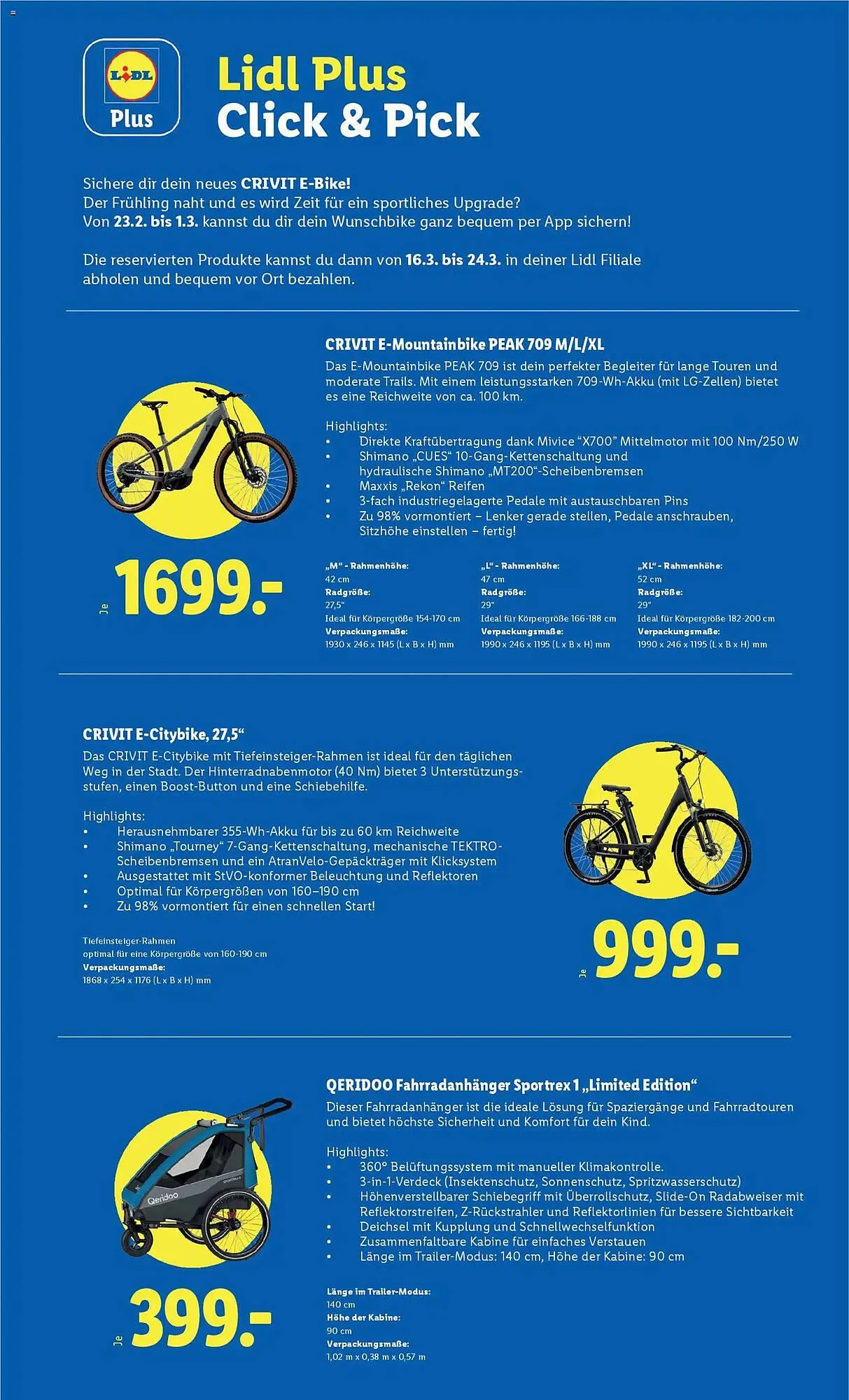 Lidl Flugblatt von 23. Februar bis 1. März 2026 - Flugblätt seite 1