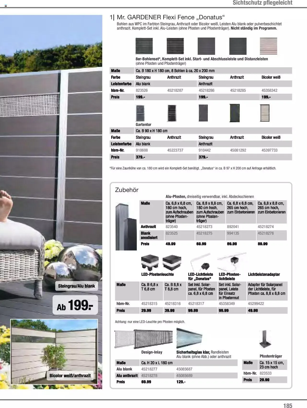 Hagebau Gartenjahr 2023 von 7. März bis 31. Dezember 2023 - Flugblätt seite  185