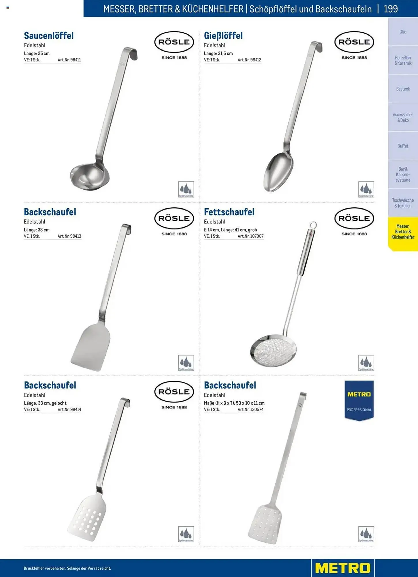 Metro Flugblatt von 2. Dezember bis 31. Dezember 2025 - Flugblätt seite  199