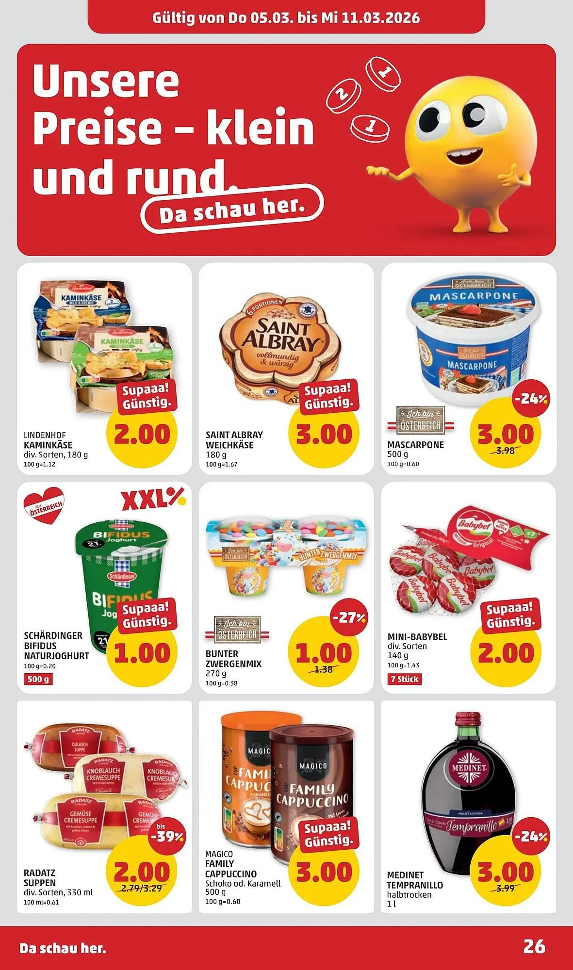 PENNY Flugblatt von 5. März bis 11. März 2026 - Flugblätt seite 26