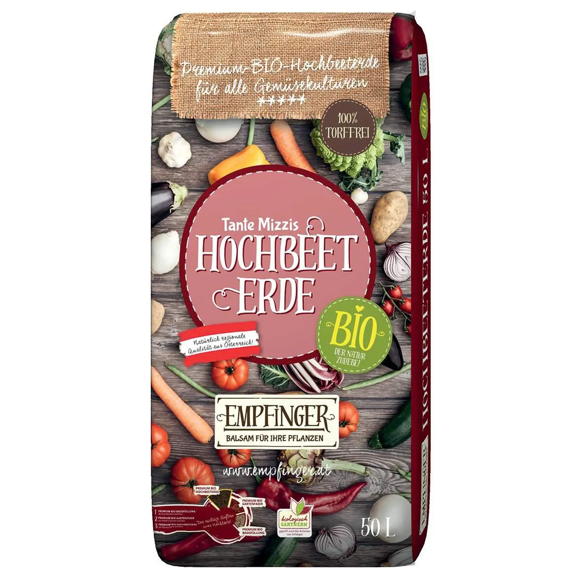 Hochbeeterde Premium BIO 50l