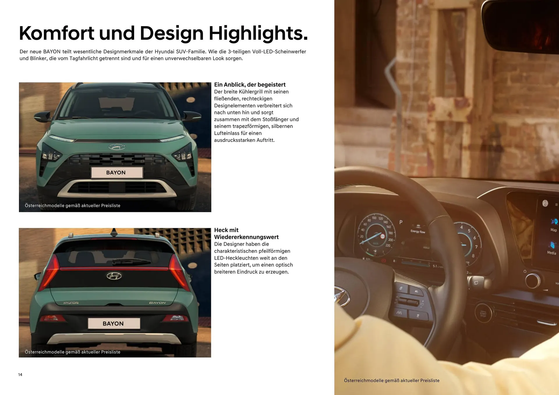 Hyundai Bayon Flugblatt von 11. Juli bis 14. Mai 2024 - Flugblätt seite  14