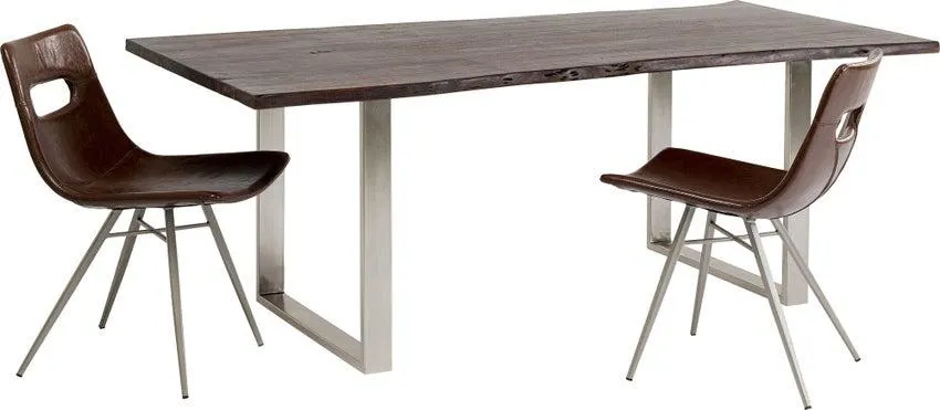 Tisch Harmony Dunkel Chrom 160x80