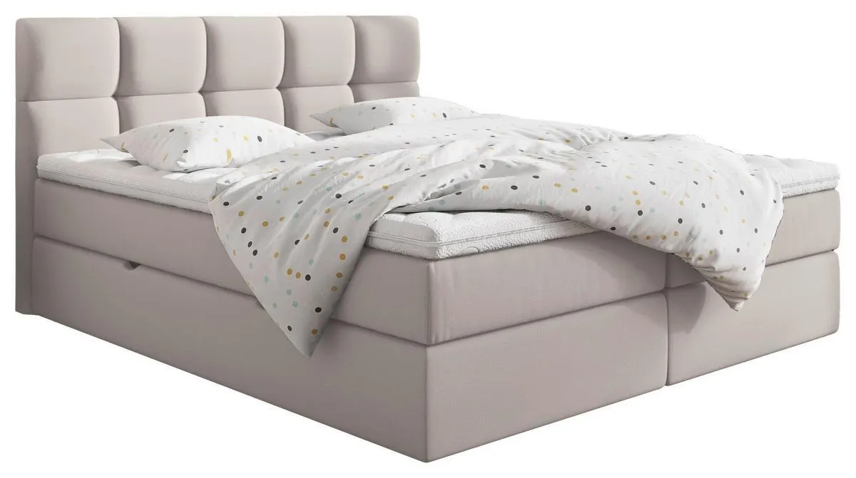 Livetastic Boxspringbett mit Topper 160x200 Lorie