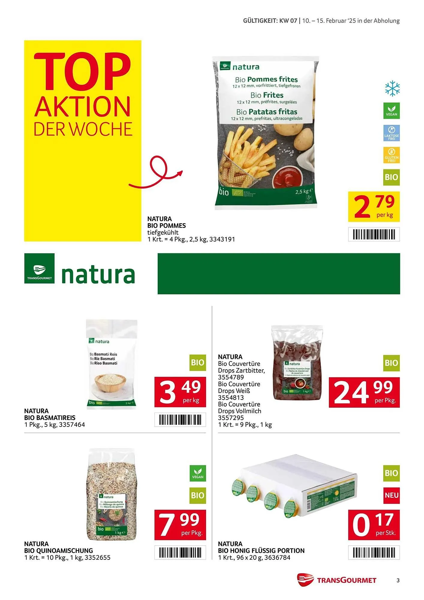 Transgourmet Flugblatt von 10. Februar bis 16. Februar 2025 - Flugblätt seite 3