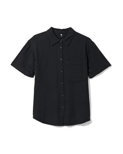 damesblouse Kai zwart