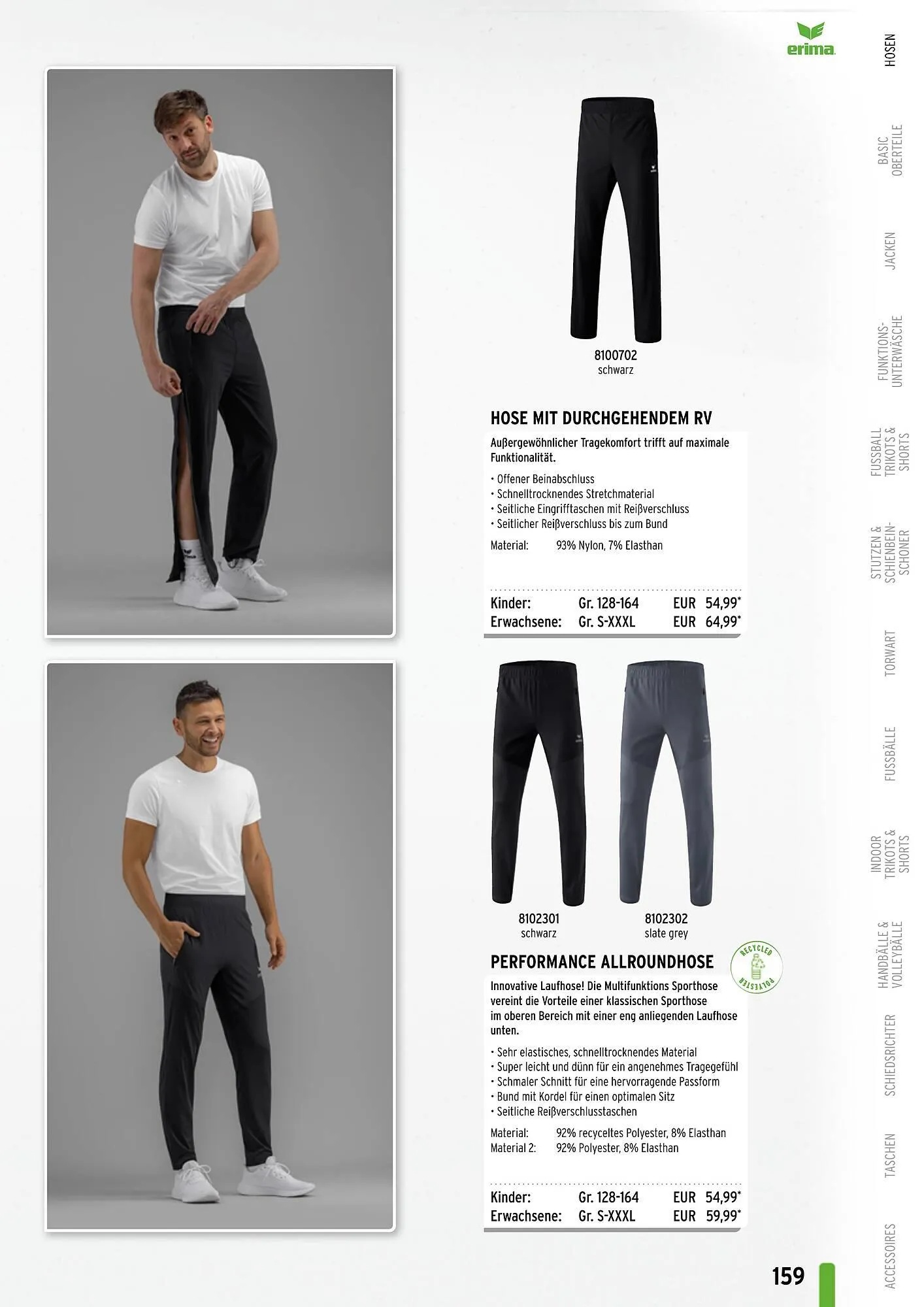 ERIMA Flugblatt von 2. Jänner bis 31. Dezember 2024 - Flugblätt seite 159