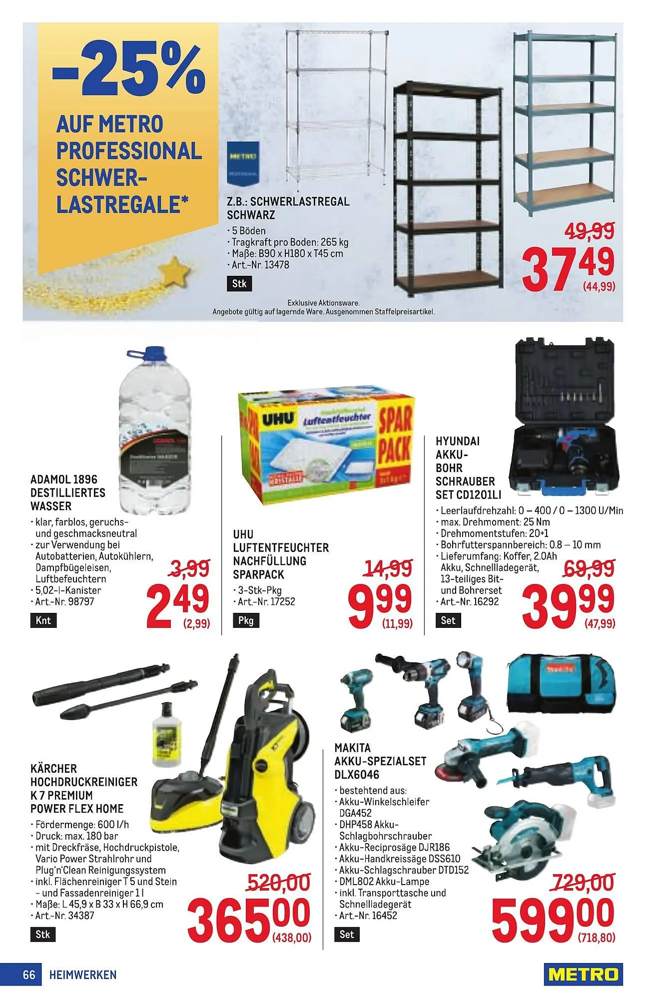 Metro Flugblatt von 11. Dezember bis 7. Jänner 2026 - Flugblätt seite 66