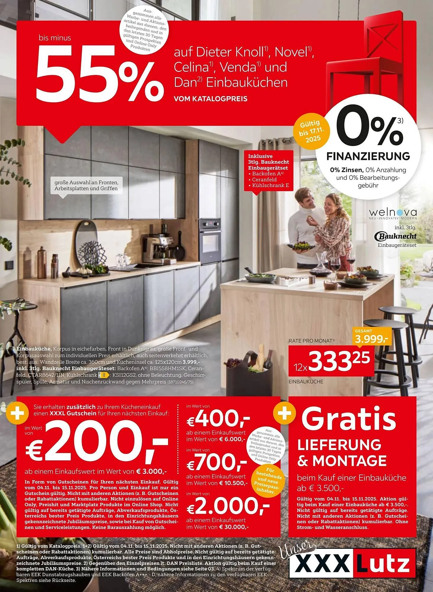 XXXLutz Prospekt von 4. November bis 18. November 2025 - Flugblätt seite  1