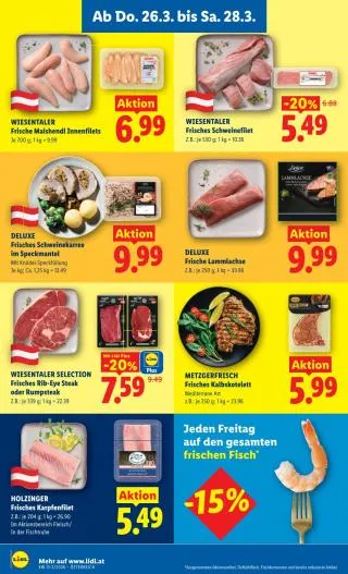 Lidl Flugblatt Food von 26. März bis 1. April 2026 - Flugblätt seite  6