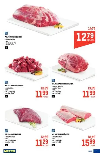 METRO Flugblatt Specials - Wild von 17. September bis 25. November 2026 - Flugblätt seite  7