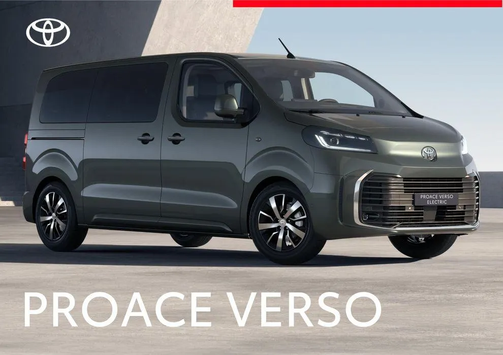 Toyota Proace Verso & Proace Verso Electric von 7. August bis 7. August 2025 - Flugblätt seite 1