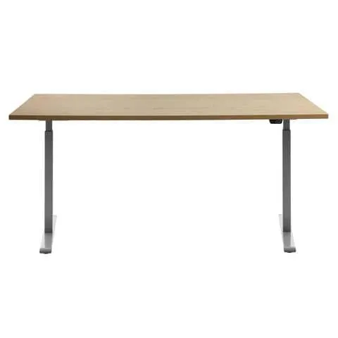 Schreibtisch 180x80cm ahorn/silber TOPSTAR NIK270-SM-031