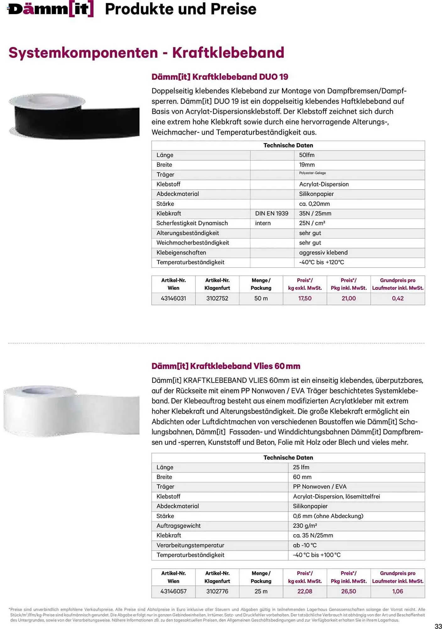 Lagerhaus Flugblatt von 8. Jänner bis 31. Dezember 2025 - Flugblätt seite  33