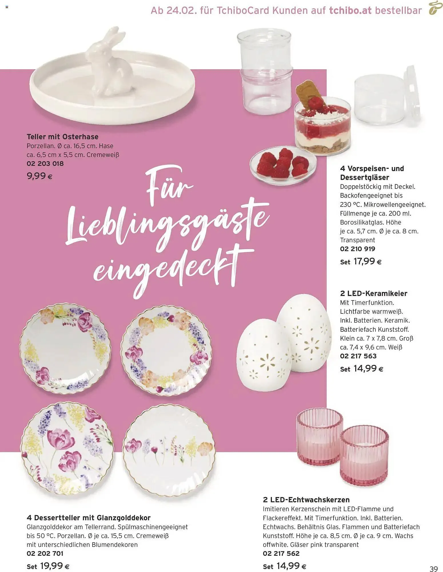 Tchibo Eduscho Flugblatt von 1. März bis 31. März 2026 - Flugblätt seite  39