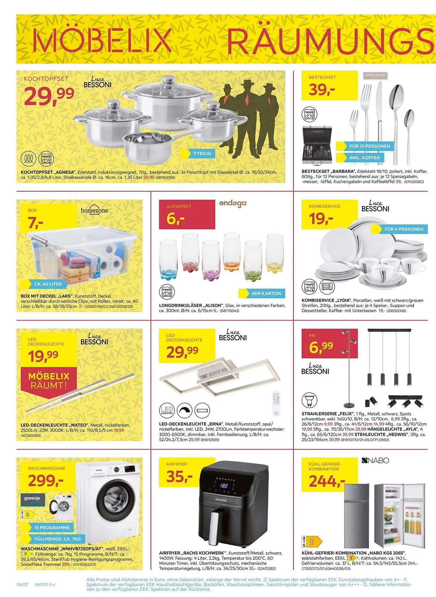 Möbelix Flugblatt von 13. Jänner bis 22. Jänner 2025 - Flugblätt seite 6