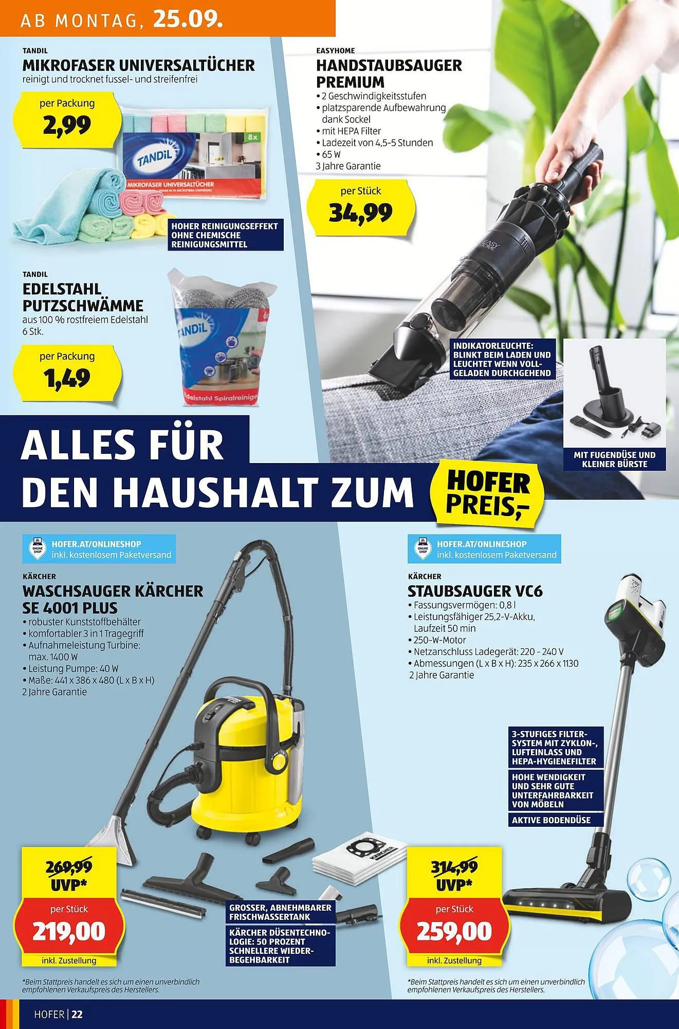 Hofer Flugblatt von 22. September bis 28. September 2023 - Flugblätt seite 24