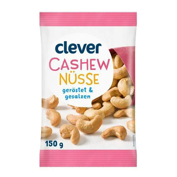 Clever Cashews geröstet & gesalzen