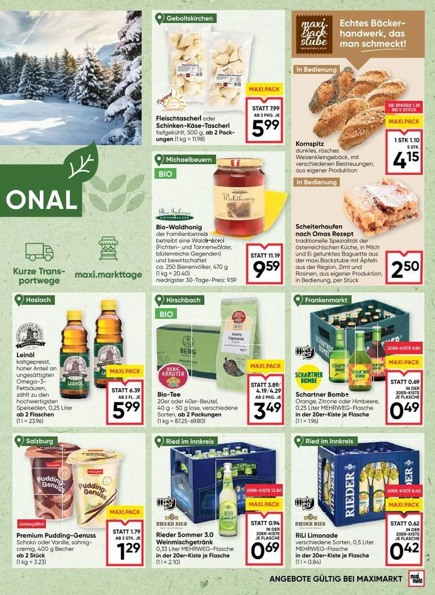 Maximarkt Flugblatt von 2. Jänner bis 7. Jänner 2026 - Flugblätt seite  7