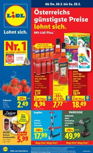 Lidl Flugblatt Food von 26. März bis 1. April 2026 - Flugblätt seite  1