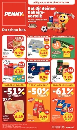 PENNY Flugblatt von 2. Juli bis 8. Juli 2026 - Flugblätt seite 1