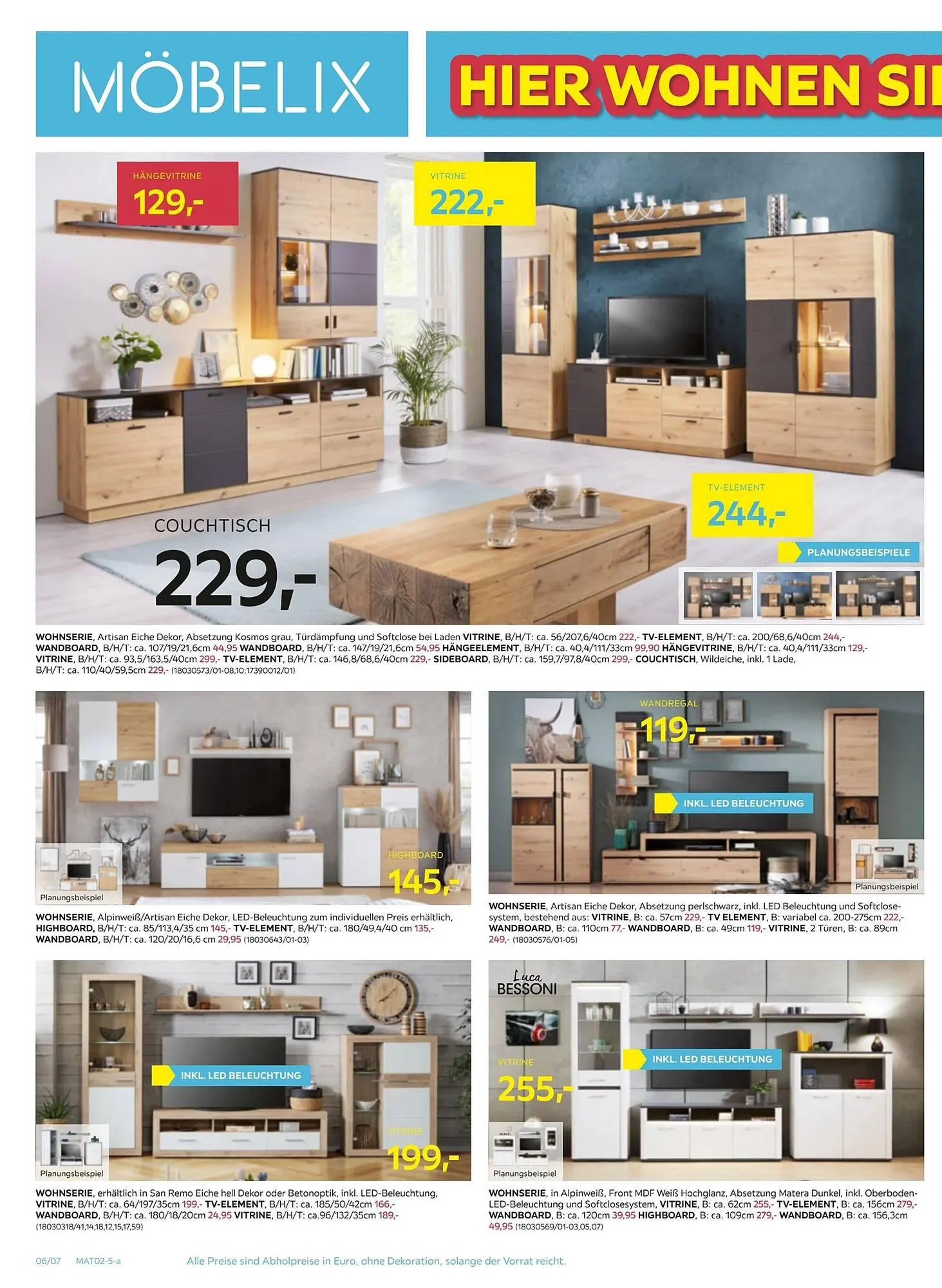 Möbelix Flugblatt von 27. Jänner bis 5. Februar 2025 - Flugblätt seite  6