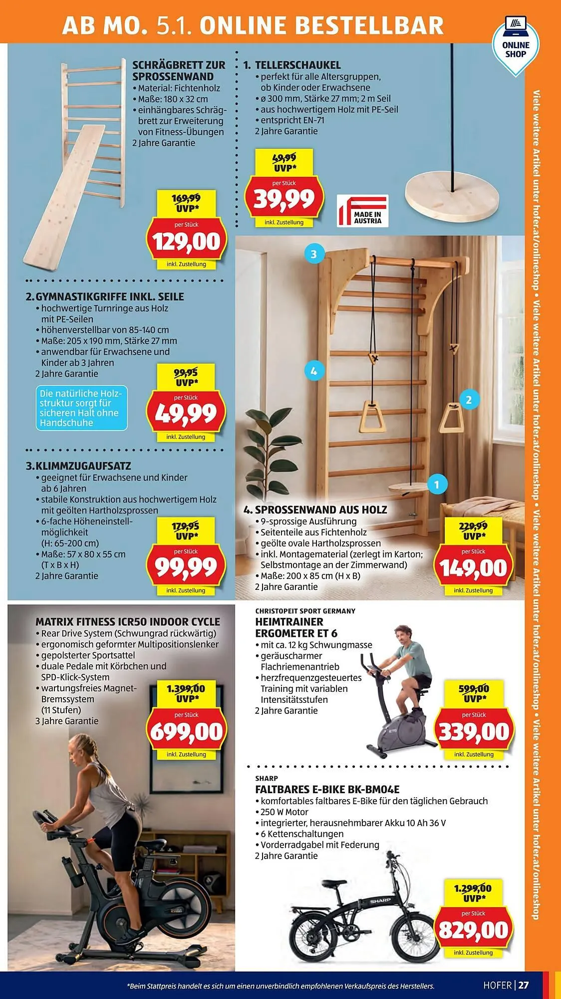 Hofer Flugblatt von 2. Jänner bis 9. Jänner 2026 - Flugblätt seite  31