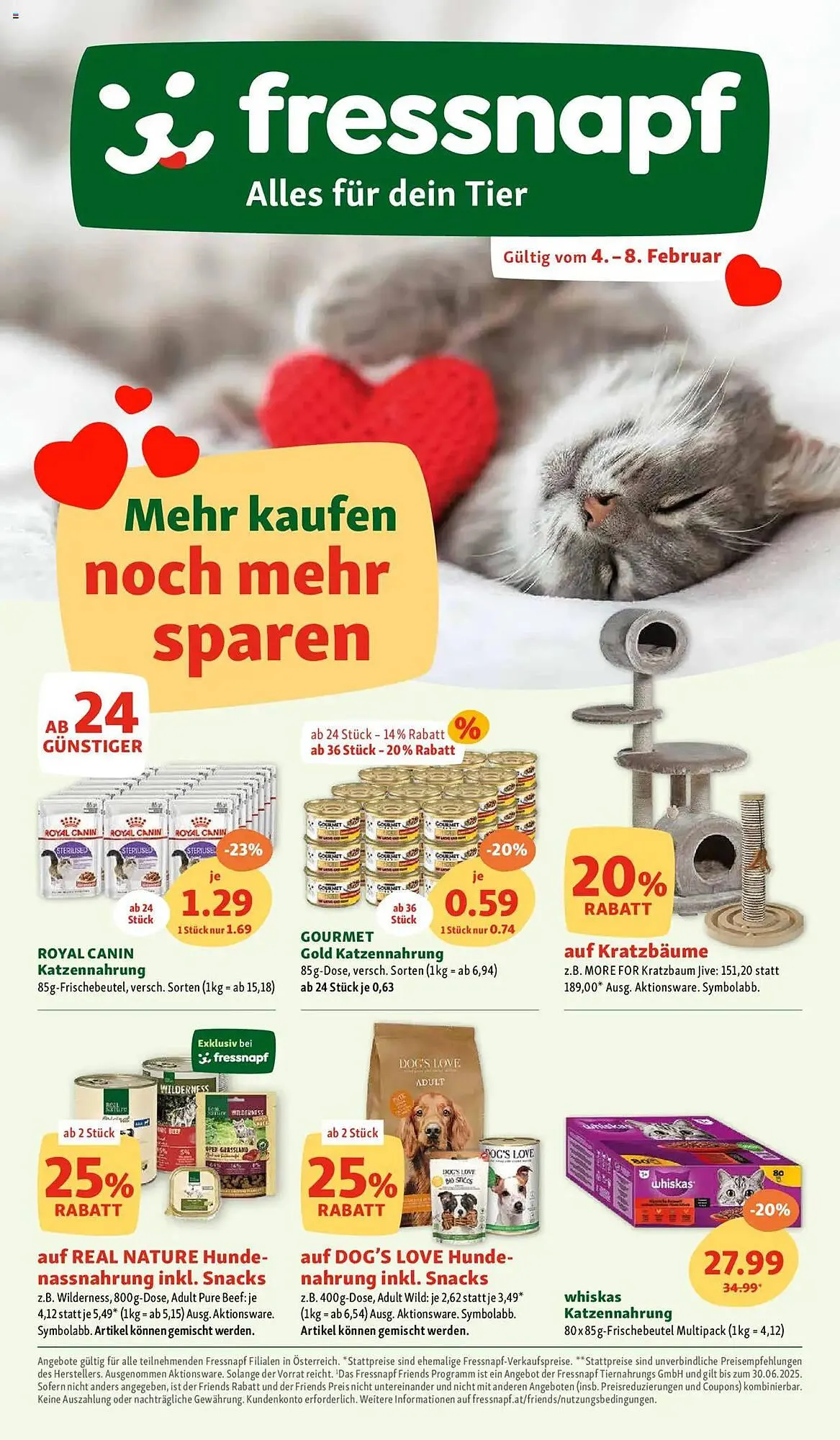 Fressnapf Flugblatt von 4. Februar bis 8. Februar 2025 - Flugblätt seite 1