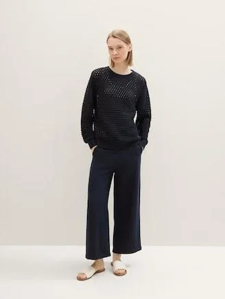 Pullover mit Lochmuster